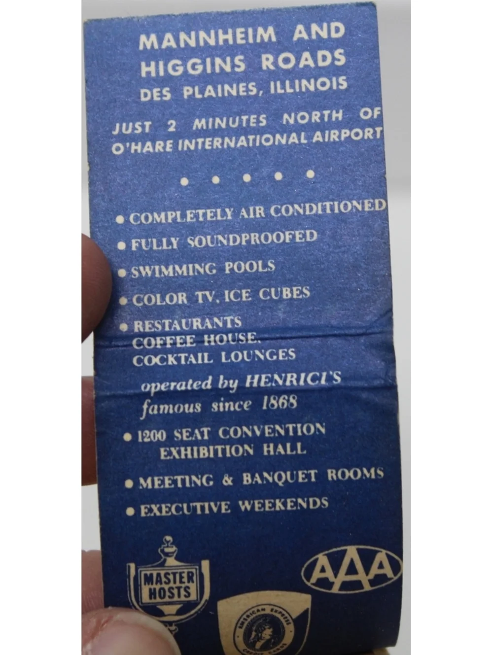 N/A vtg matchbook